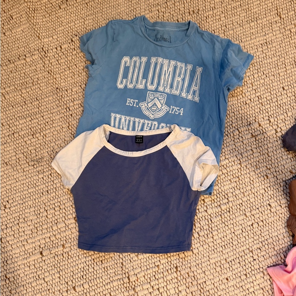 The Blue Duo T shirt combo